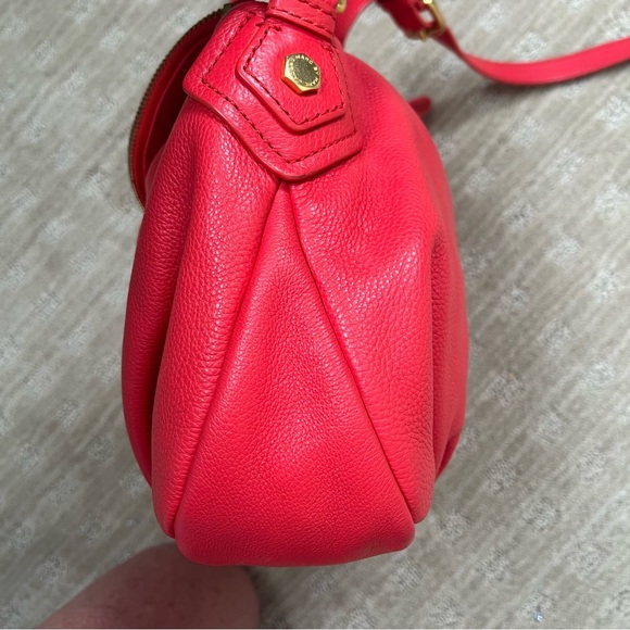 Marc Jacob classic Q leather large crossbody shoulder Designer bag zippered flap - Picture 7 of 16